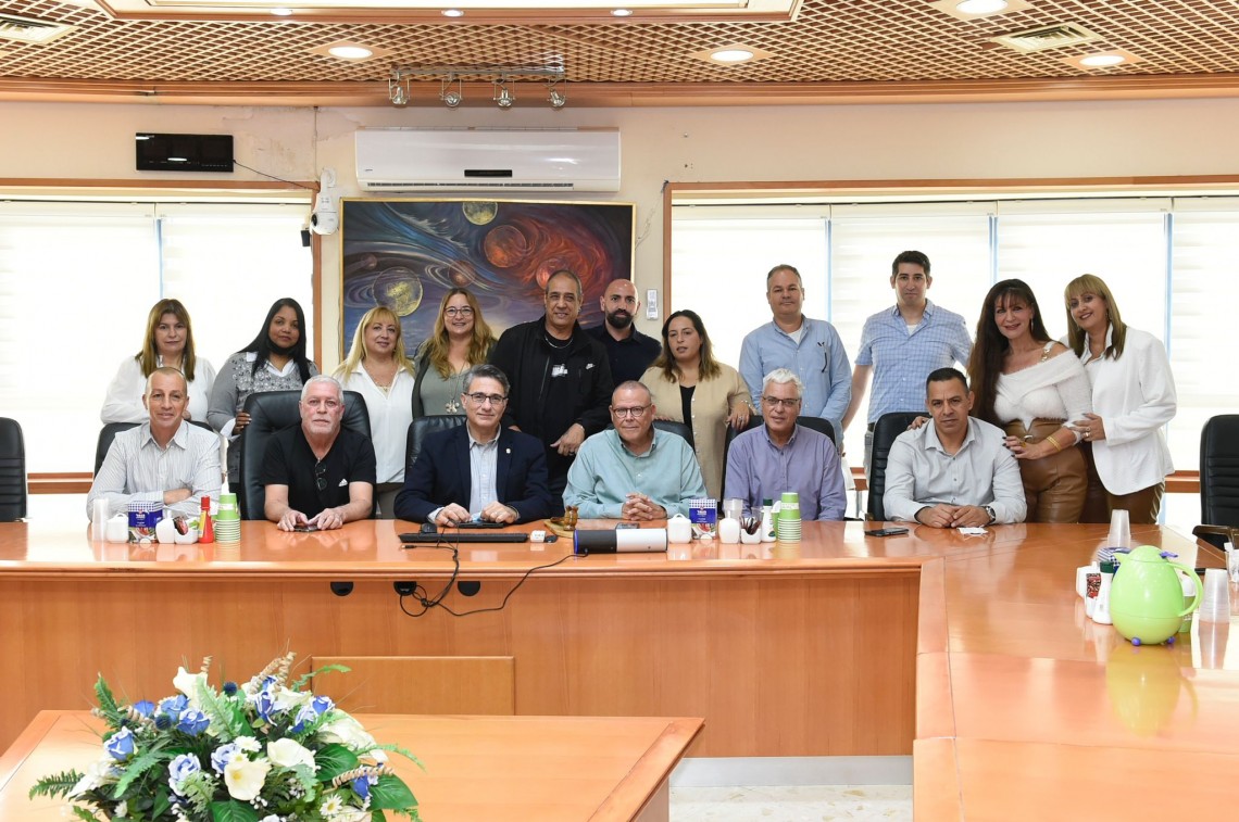 בביקור בעיריית כרמיאל