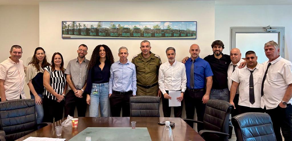 מעמד חתימת ההסכם. קרדיט דוברות ההסתדרות