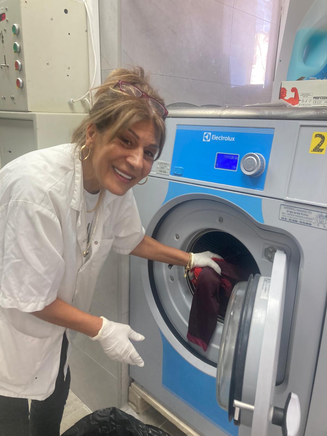 במרחב ירושלים מסייעים עם הכביסה של משפחות מפונות 