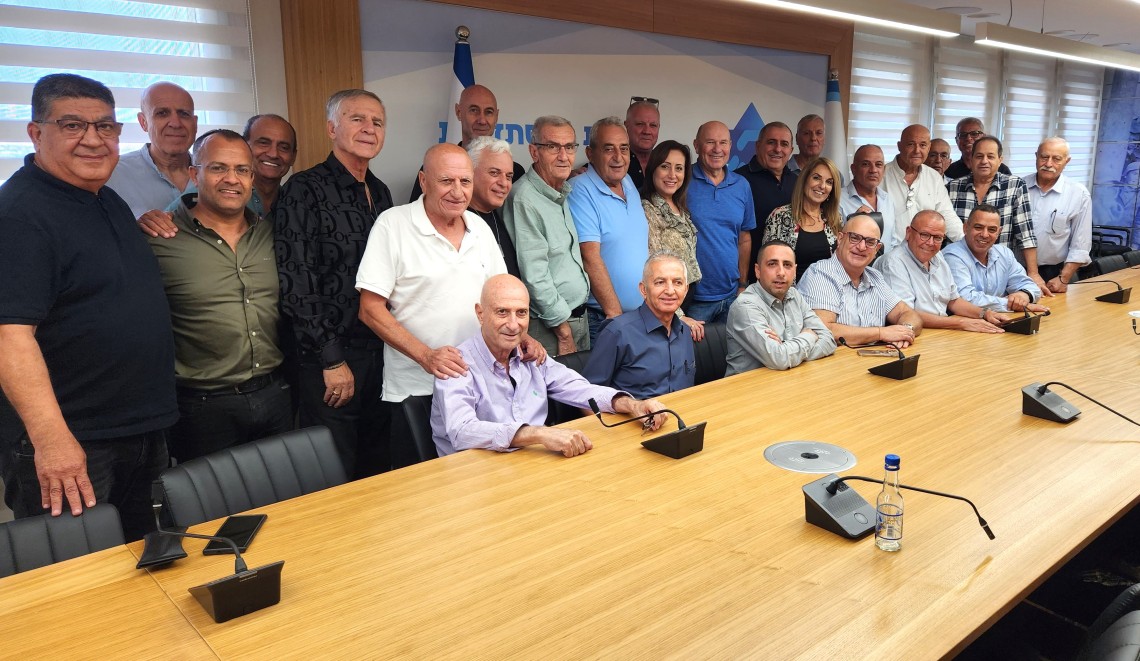 בכירי ההסתדרות עם ראשי המרחבים
