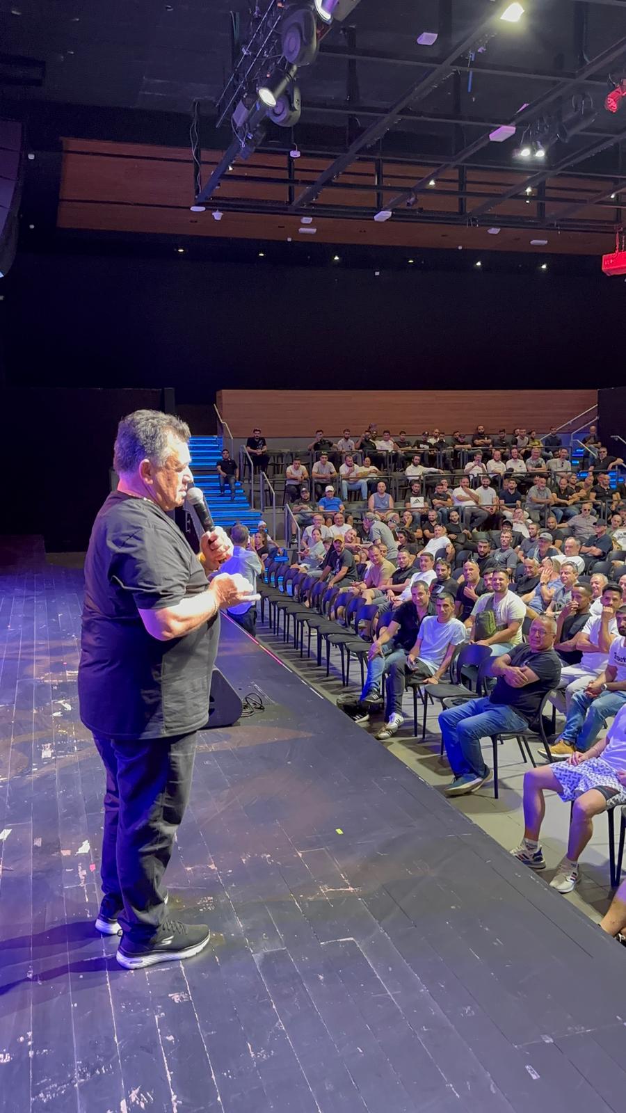 המשתתפים במהלך כנס החירום. צילום:דוברות ההסתדרות
