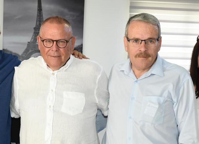 ארמונד לנקרי ויו"ר ההסתדרות ארנון בר-דוד