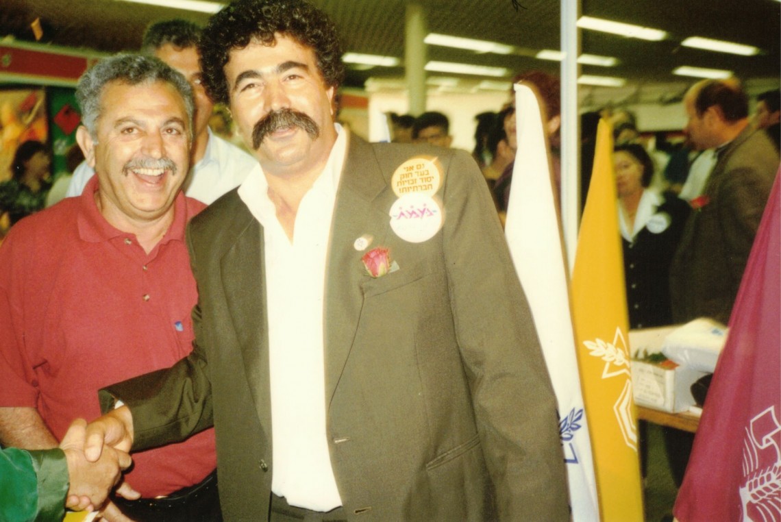 רגע של היסטוריה: יוסי מרציאנו עם עמיר פרץ, לשעבר יו"ר ההסתדרות 