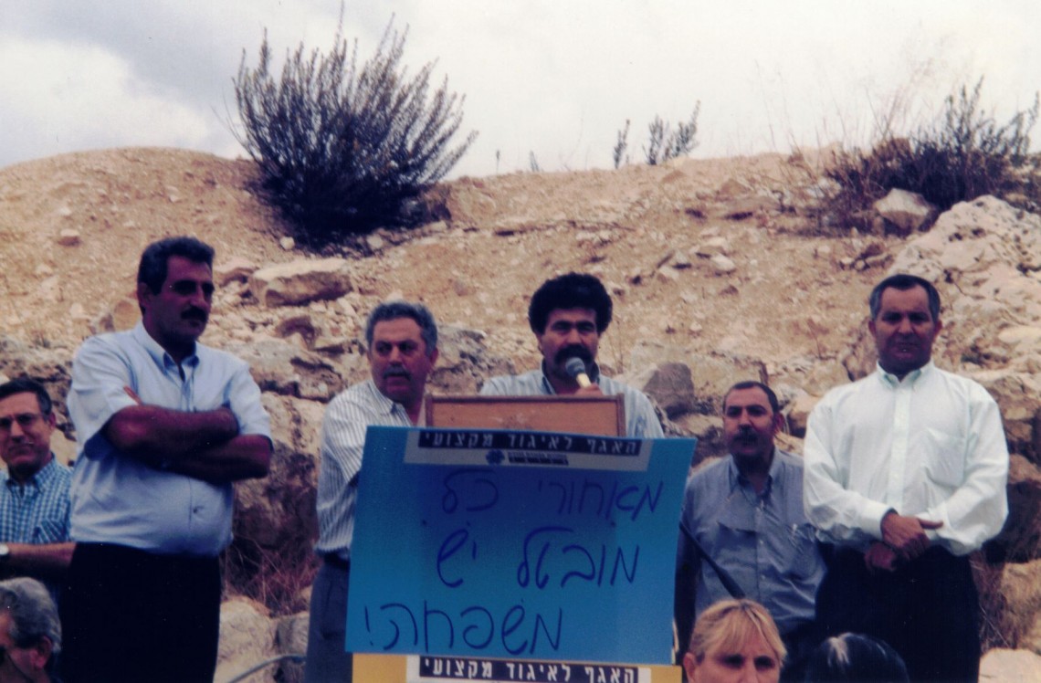 רגע של היסטוריה: יוסי מרציאנו עם עמיר פרץ, לשעבר יו"ר ההסתדרות 