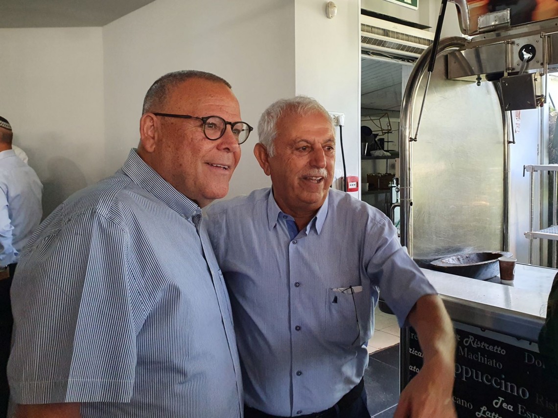 יוסי מרציאנו עם יו"ר ההסתדרות ארנון בר-דוד