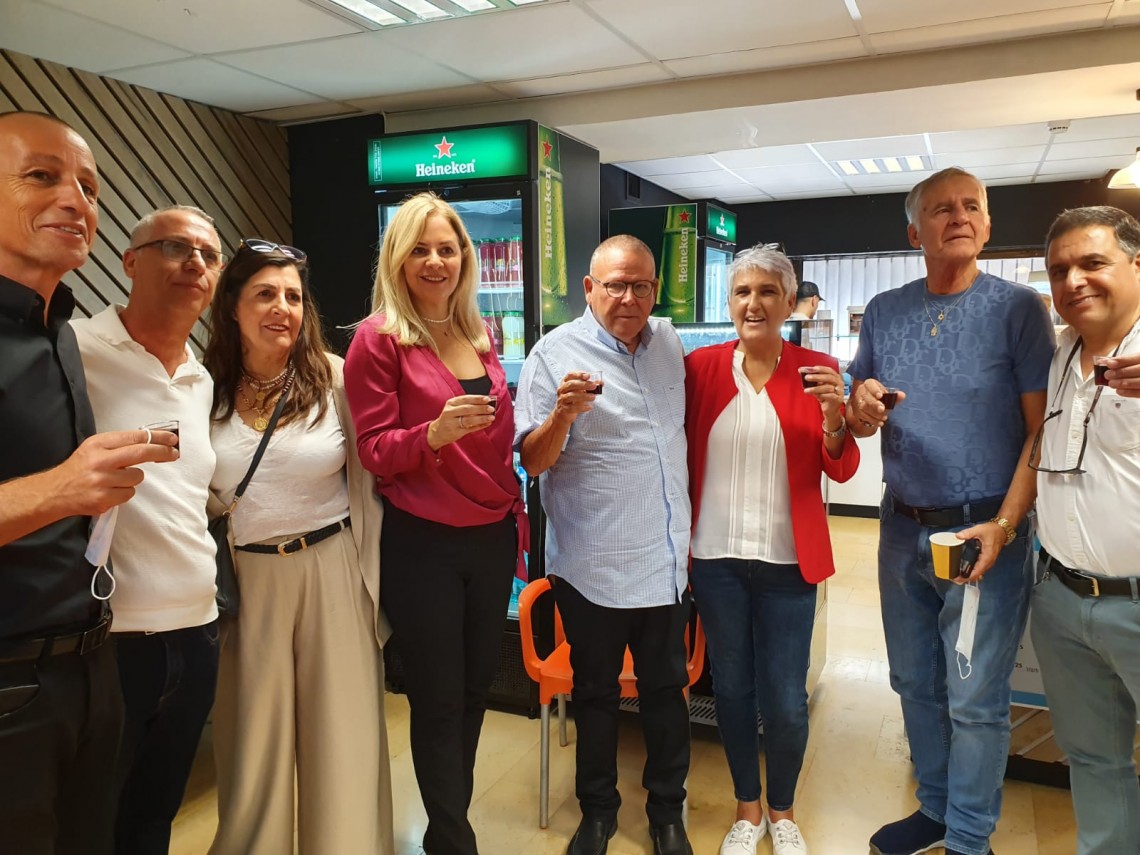 יו"ר ההסתדרות ויו"ר נעמת בביקור בקופ"ח מאוחדת בירושלים