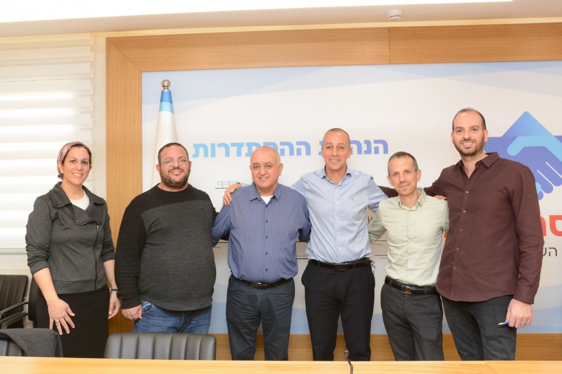 מעמד חתימת ההסכם לסטודנטים