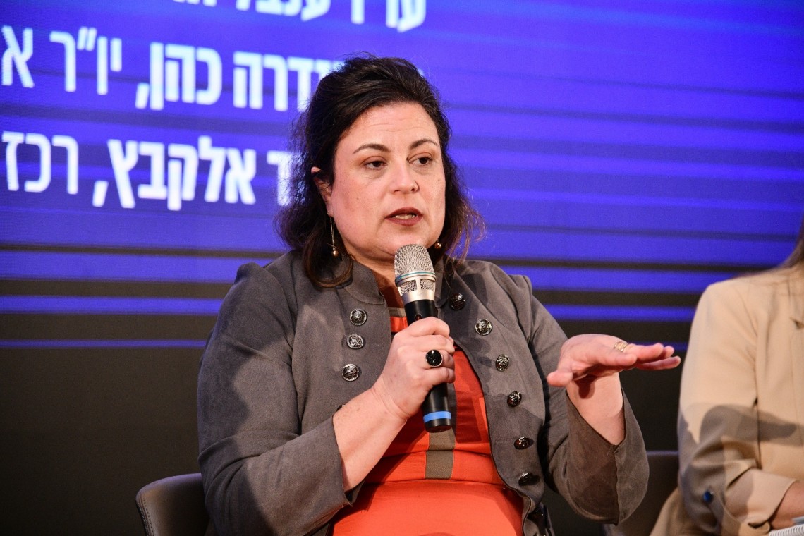 עו"ס ענבל חרמוני, יו"ר איגוד העובדות והעובדים הסוציאליים. צילום: ארן דולב