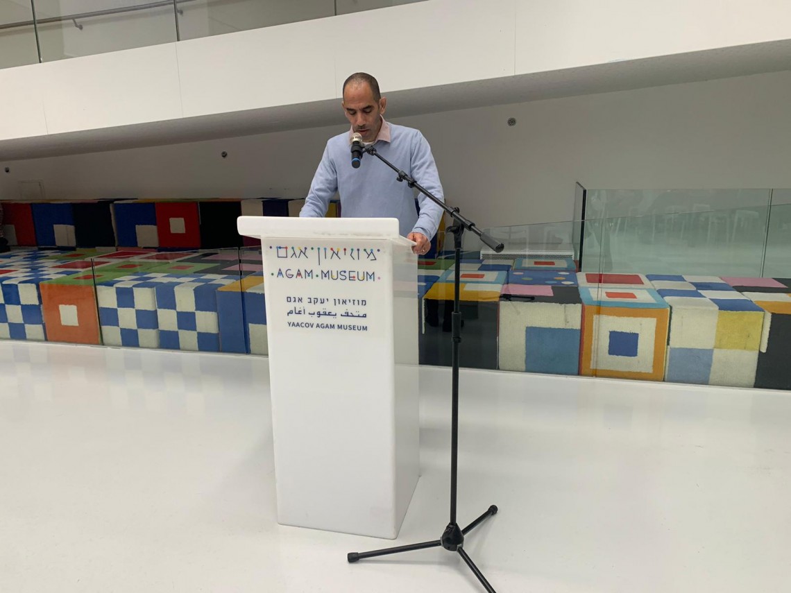 גיא שימחי בכנס לפיתוח מודל עירוני לקידום תעסוקת אנשים עם מוגבלות. צילום: עידן גרוס, דוברות עיריית ראשל"צ