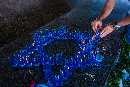 הדלקת נרות במהלך המסע