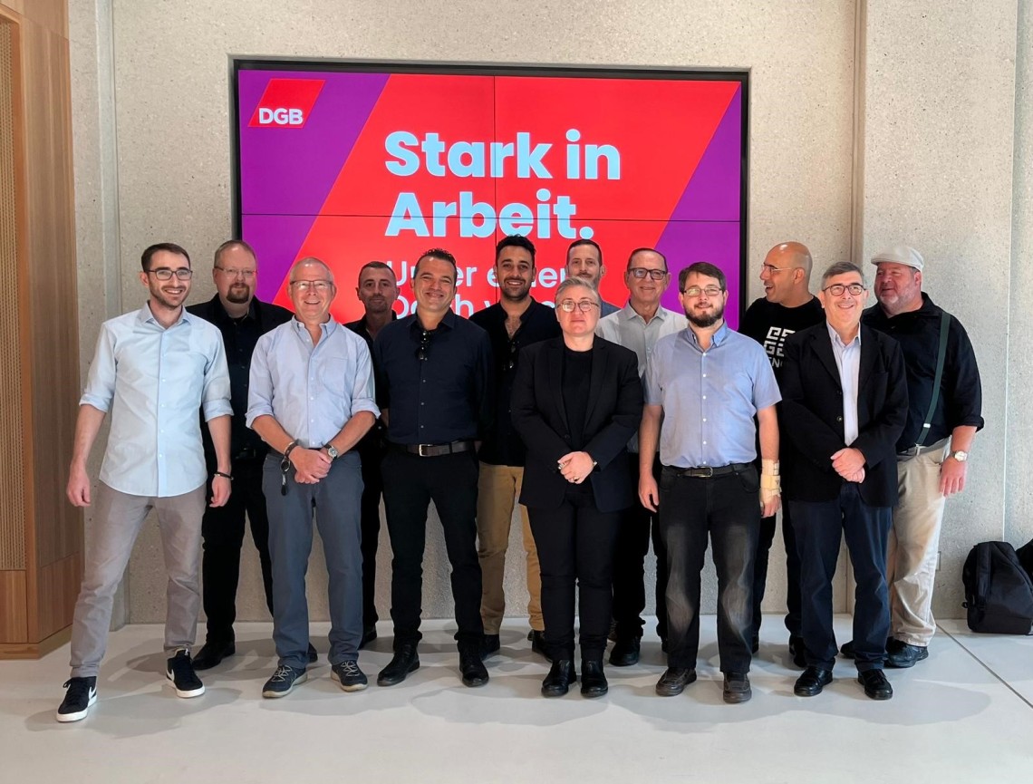 משלחת של ההסתדרות בנושא "שיתוף עובדים" ערכה ביקור עבודה בגרמניה