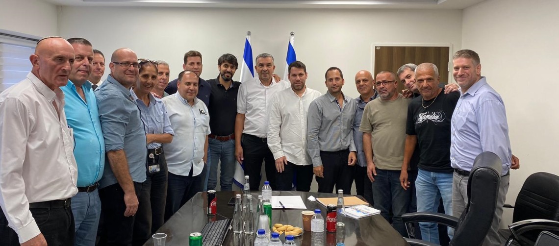 הפגישה במשרד התחבורה