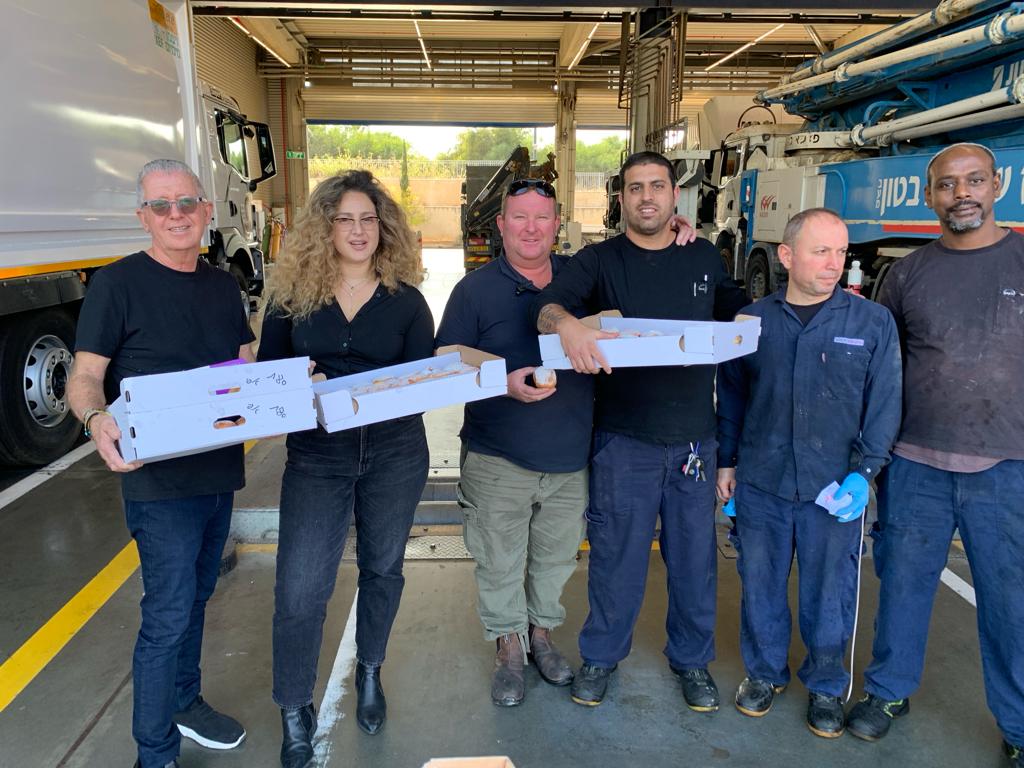 חלוקת סופגניות 