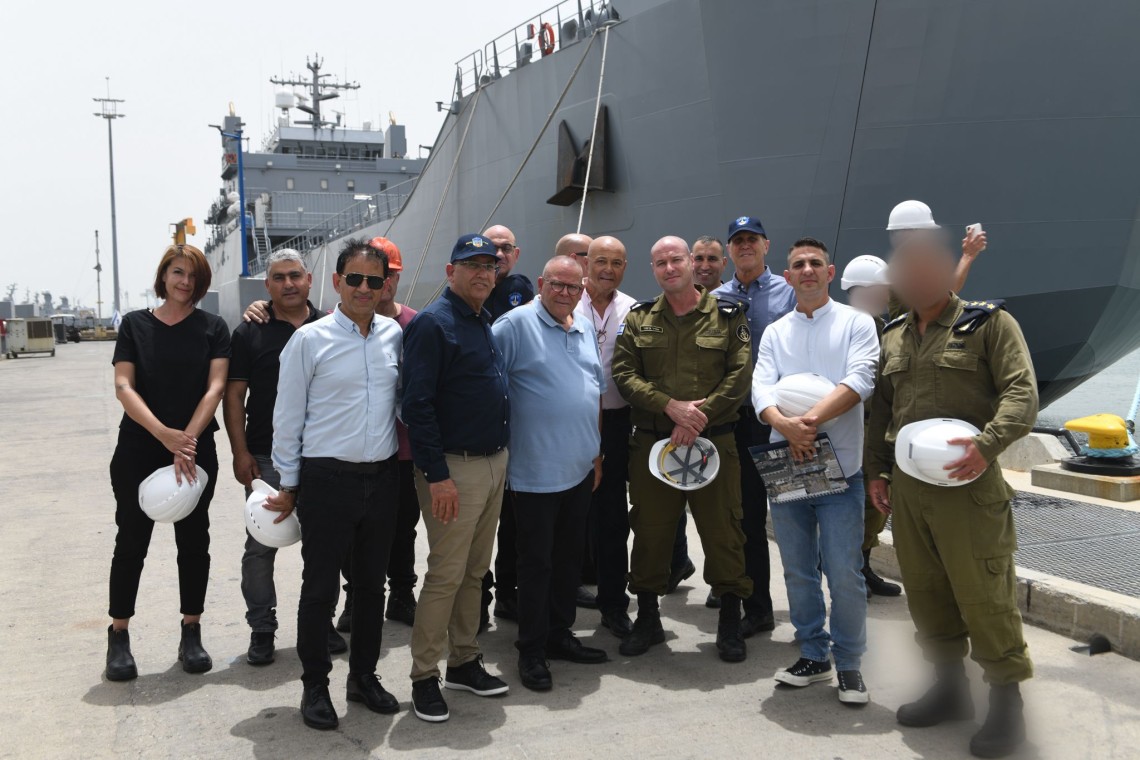 ביקור במספנת זרוע הים בחיפה