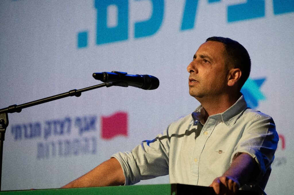 מנכ"ל ההסתדרות דודו בצלאל. פורום המילואימניקים של ההסתדרות יוצא לדרך. קרדיט: עמית לוריא