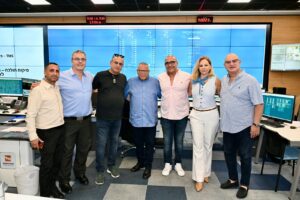 יו"ר ההסתדרות בביקור בחברת החשמל - אתר גן שורק
